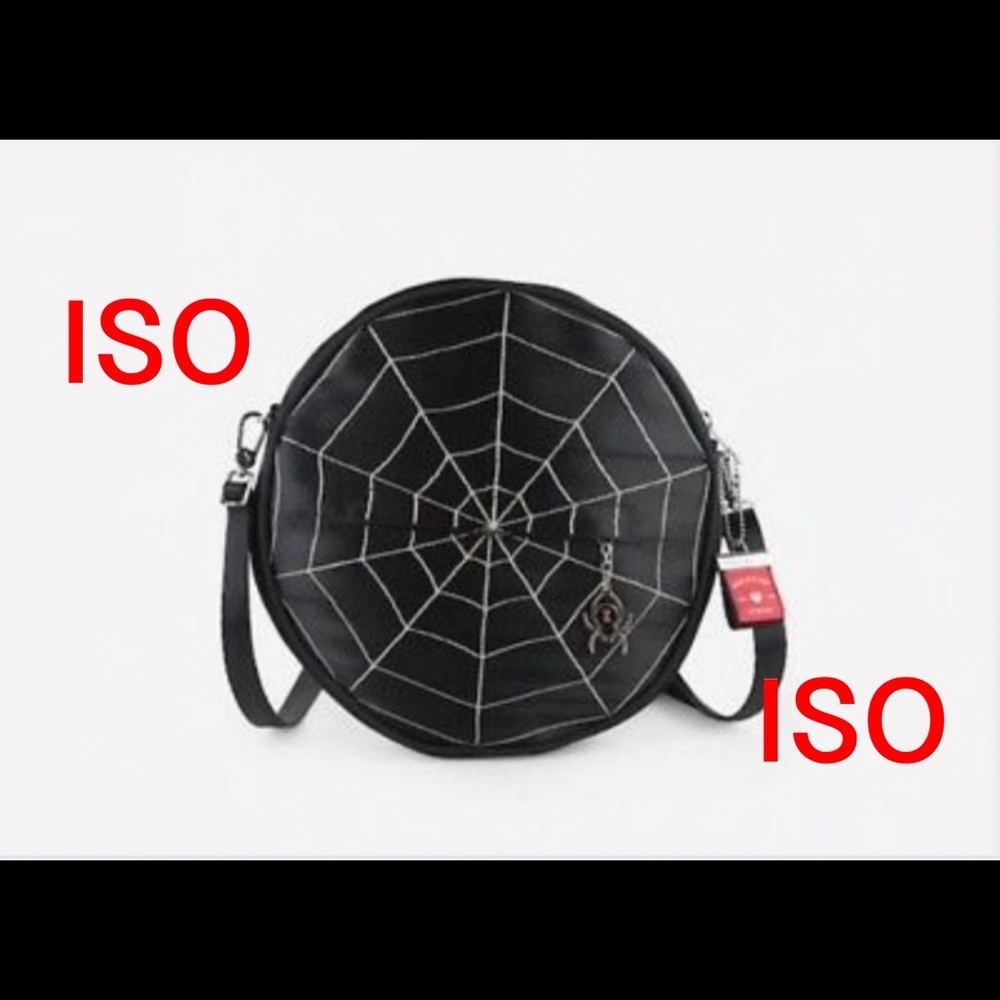 ISO Harvey’s black widow bag spiderweb purse